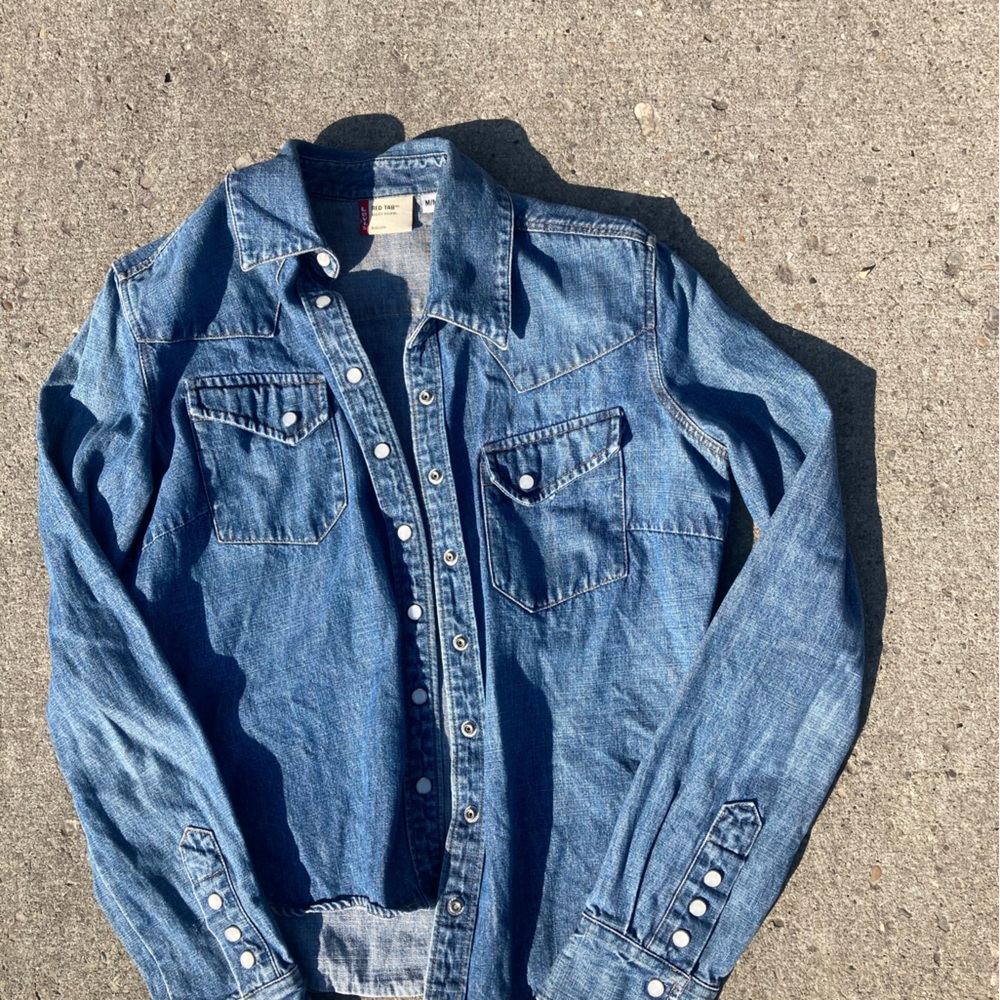 Levi's Classic Blue Denim Shirt